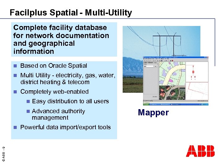 Facilplus Spatial - Multi-Utility Complete facility database for network documentation and geographical information n