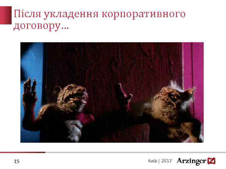 Після укладення корпоративного договору… 15 Київ | 2017 
