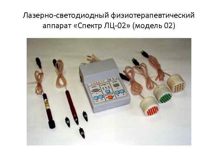 Лазерно-светодиодный физиотерапевтический аппарат «Спектр ЛЦ-02» (модель 02) 