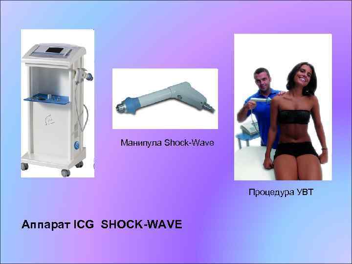Манипула Shock-Wave Процедура УВТ Аппарат ICG SHOCK-WAVE 