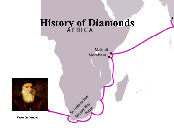 History of Diamonds Vasco da Gamma 