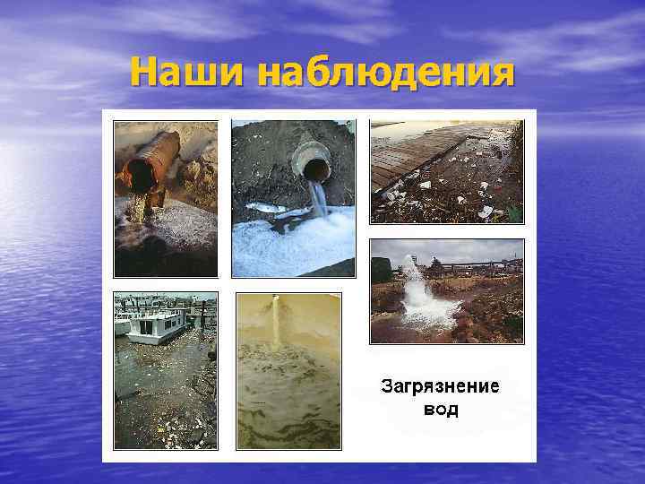 Наши наблюдения 