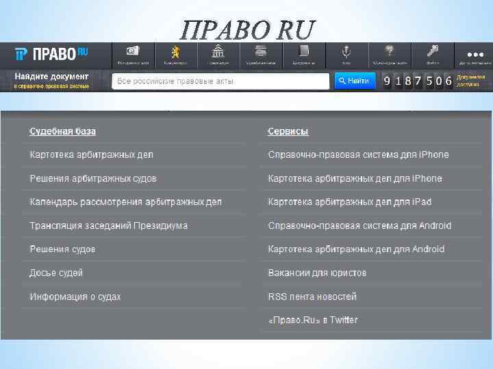 ПРАВО RU 