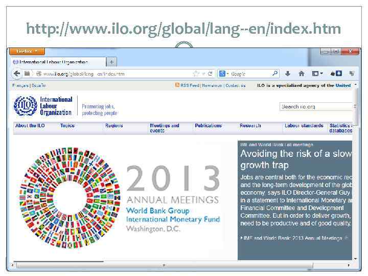http: //www. ilo. org/global/lang--en/index. htm 