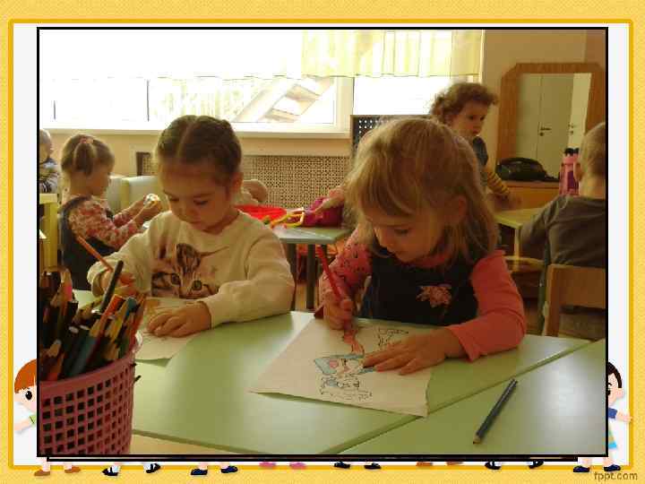  • Я сегодня рисовала птичку, что в саду поёт. Малевала, малевала. . .