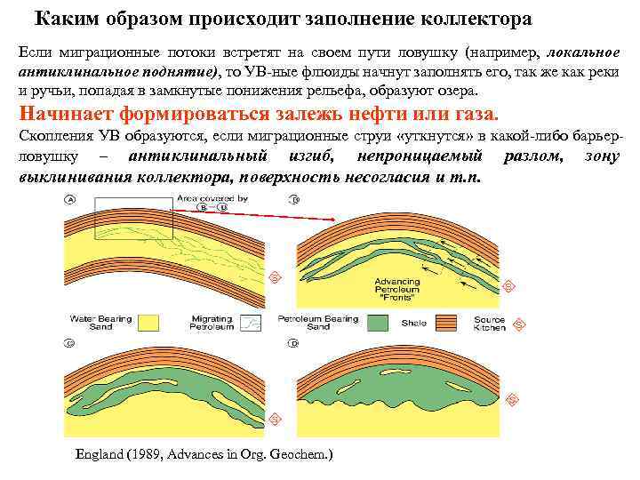 Условия залегания нефти и газа презентация