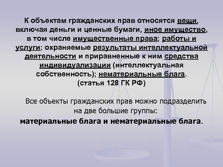 К объектам права относятся изображения полезные модели и промышленные образцы