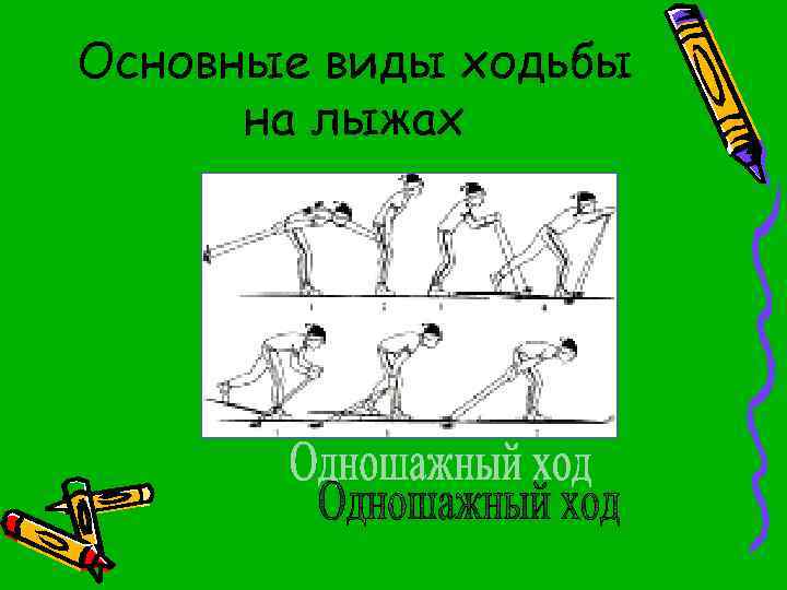 Основные виды ходьбы на лыжах 