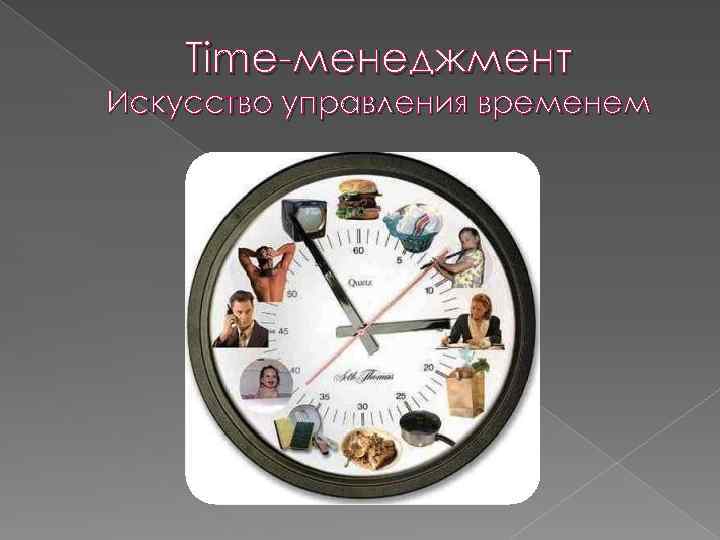 Time-менеджмент Искусство управления временем 