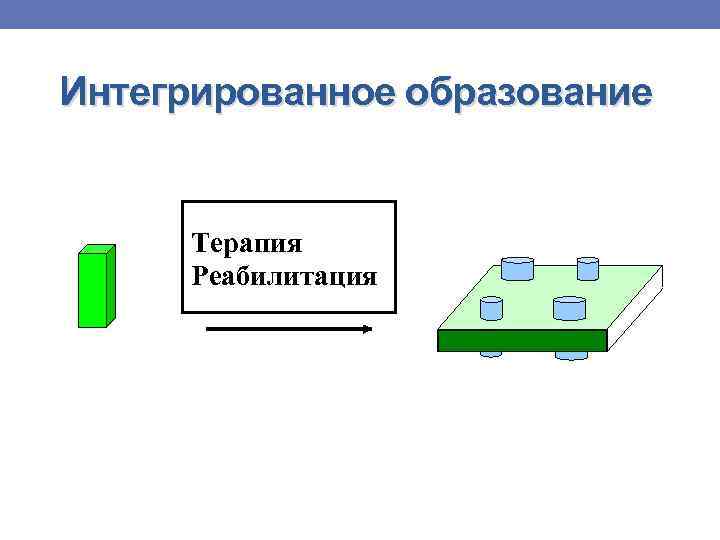 Интегрированное образование Терапия Реабилитация 