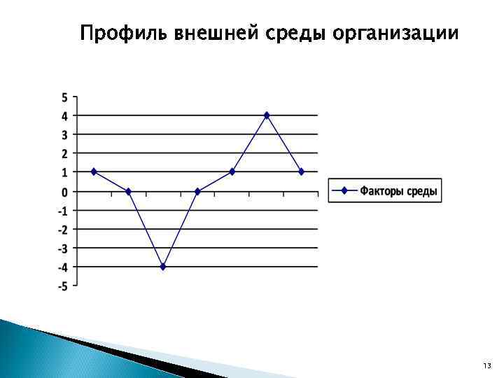 Профиль внешней среды организации 13 