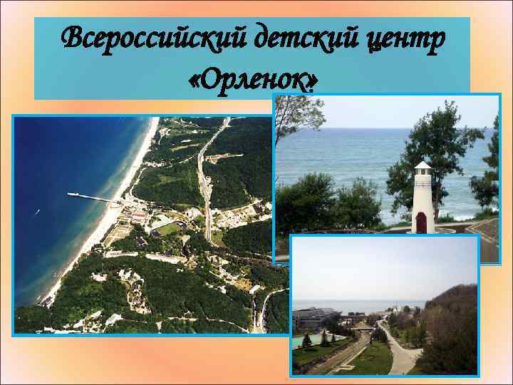 Всероссийский детский центр «Орленок» 