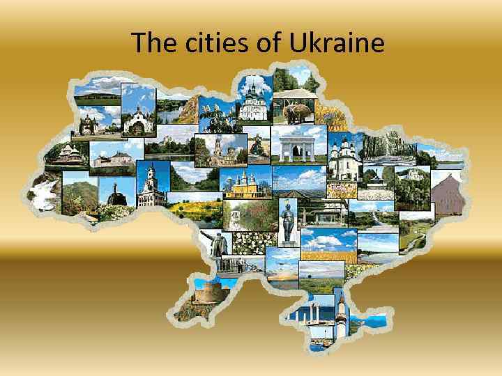 The cities of Ukraine 