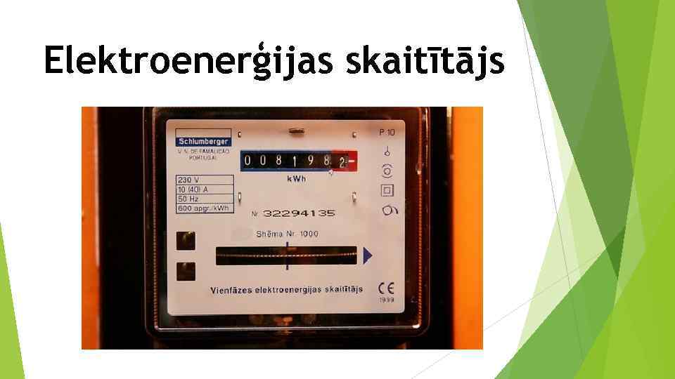 Elektroenerģijas skaitītājs 