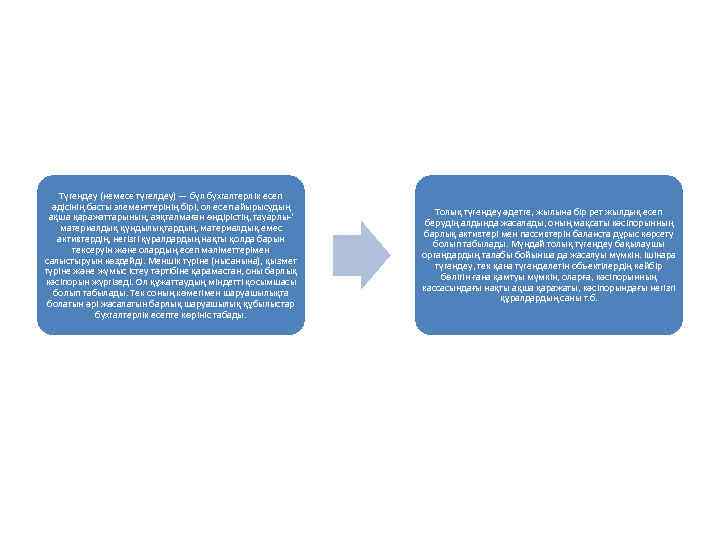 Түгендеу (немесе түгелдеу) — бүл бухгалтерлік есеп әдісінің басты элементтерінің бірі, ол есеп айырысудың