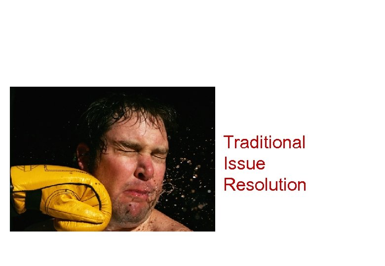 Traditional Issue Resolution 