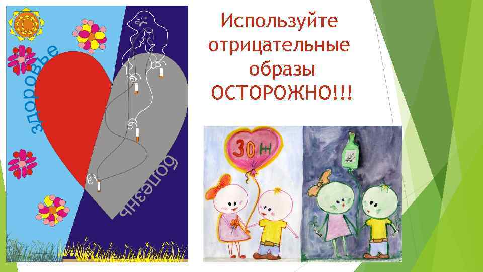 Используйте отрицательные образы ОСТОРОЖНО!!! 