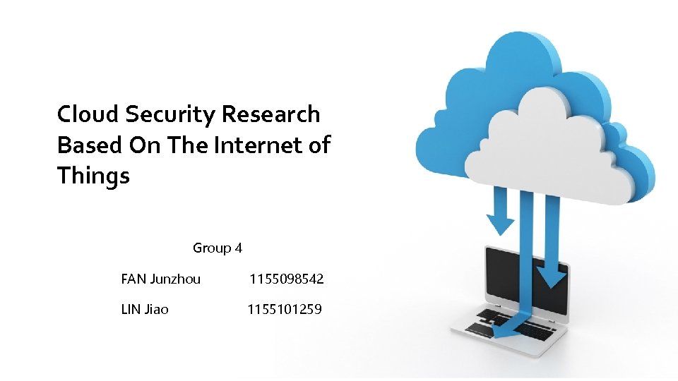 Cloud Security Research Based On The Internet of Things Group 4 FAN Junzhou 1155098542