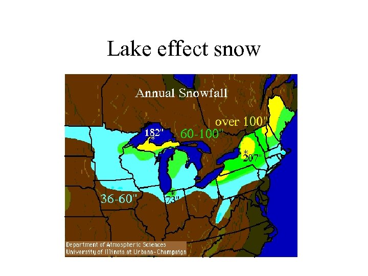 Lake effect snow 