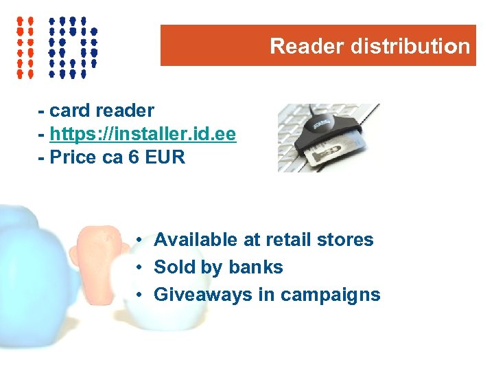 Reader distribution - card reader - https: //installer. id. ee - Price ca 6