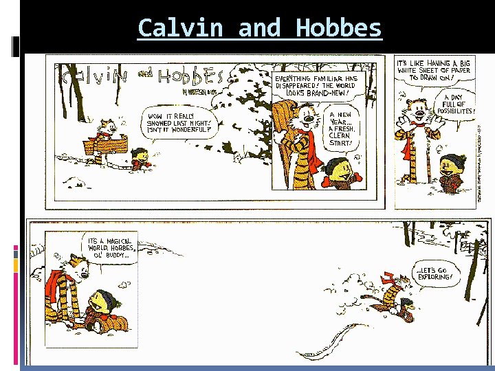 Calvin and Hobbes 