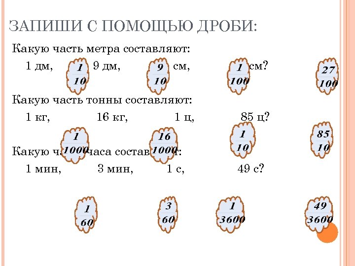 Запиши с помощью знаков. Какую часть метра составляет. Какую часть метра составляет 1 дм. Какую часть метра составляет 1 см. Запишите какую часть метра составляет 1 см.