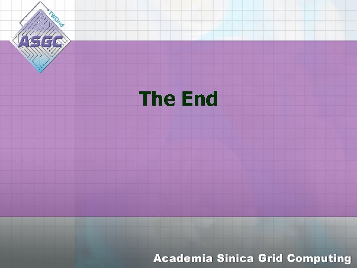 The End 