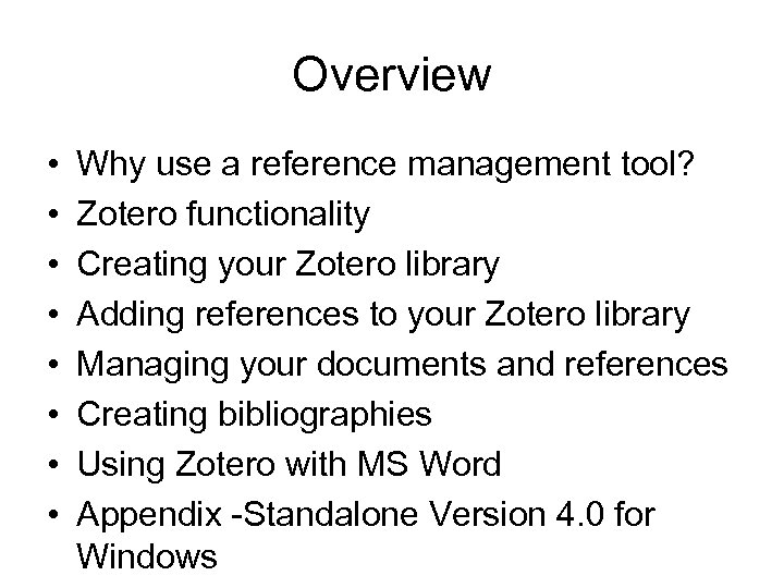 Reference Management Software Tools Zotero Open Source