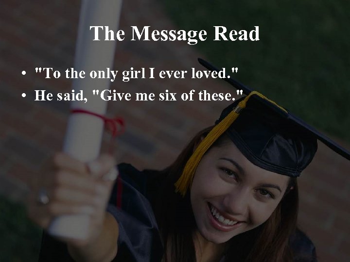 The Message Read • 
