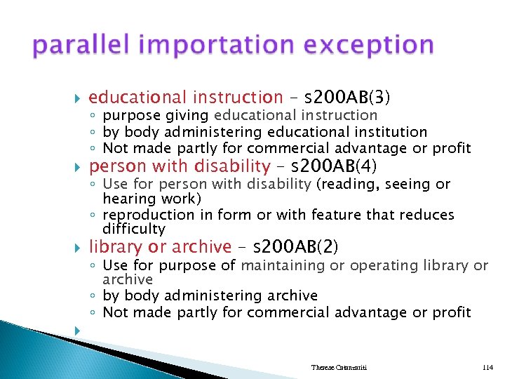  educational instruction – s 200 AB(3) person with disability – s 200 AB(4)