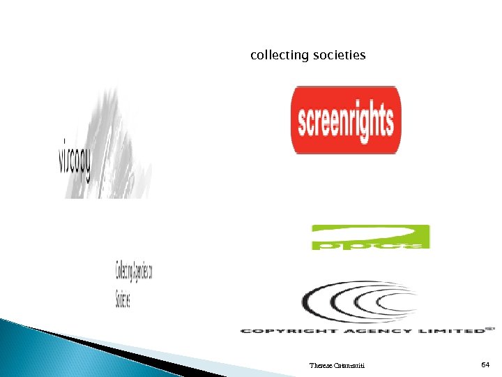 collecting societies Therese Catanzariti 64 