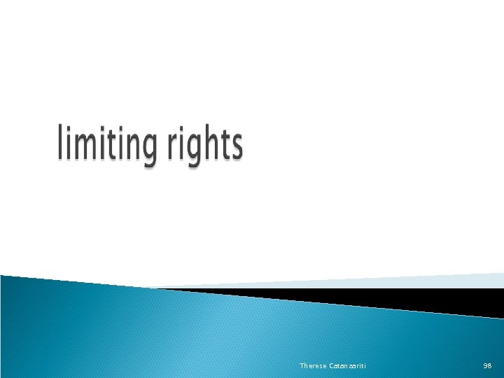 Therese Catanzariti 98 