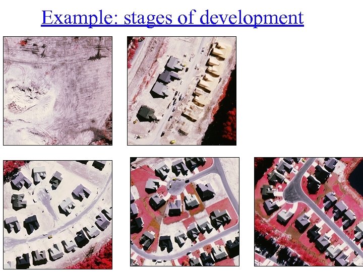 Example: stages of development 