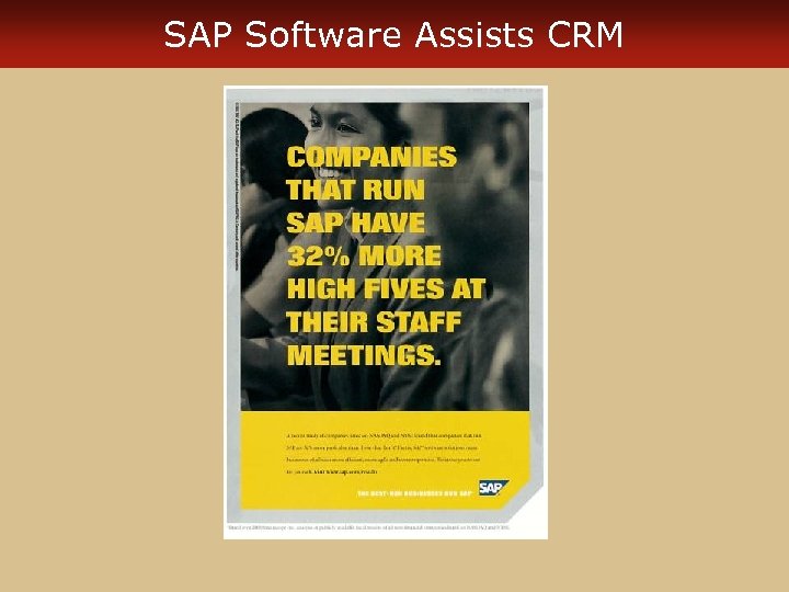 SAP Software Assists CRM 