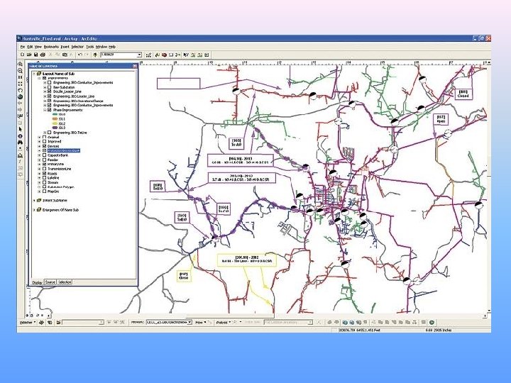 Преимущества ГИС Сетей Электроснабжения: • графическое отображение сети; • привязка и каталогизация внешних данных;