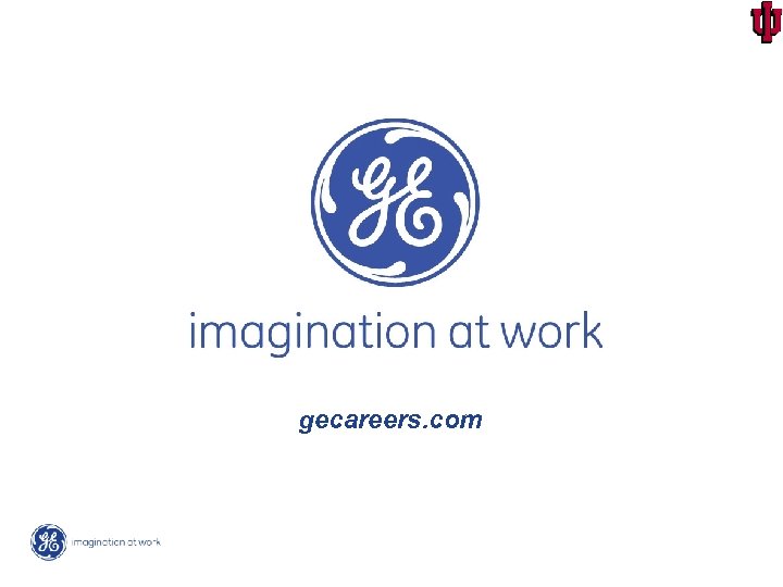 gecareers. com 20050291 -1 / 30 World-Class HR at GE 