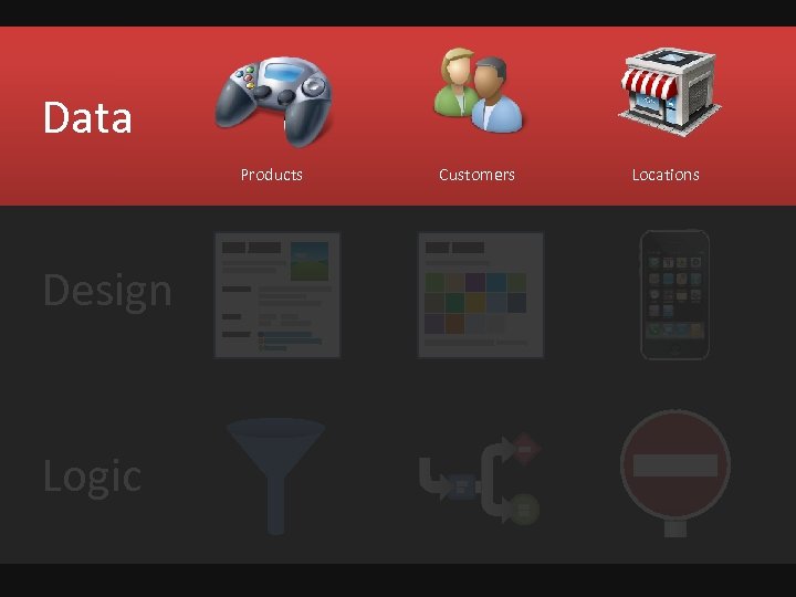 Data Products Design Logic Customers Locations 