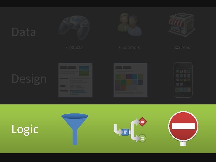 Data Products Design Logic Customers Locations 