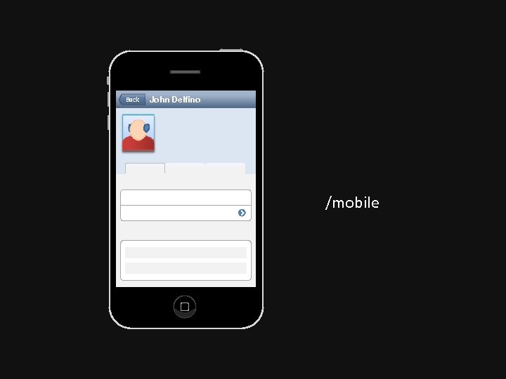 Back John Delfino /mobile 