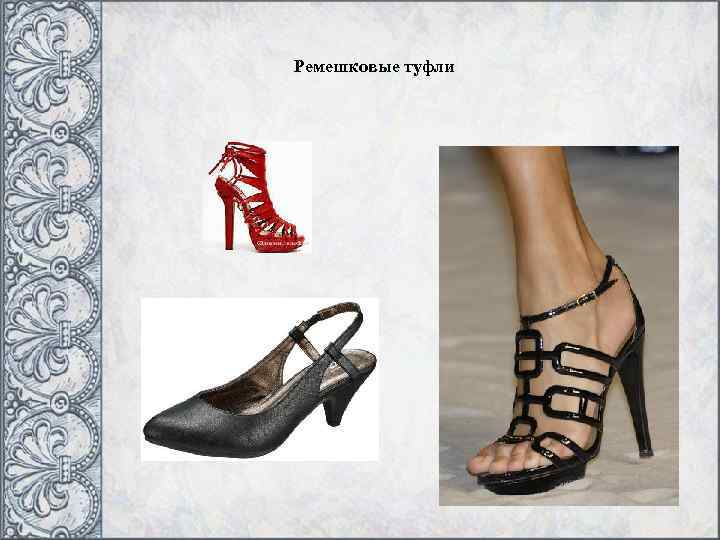 Ремешковые туфли 