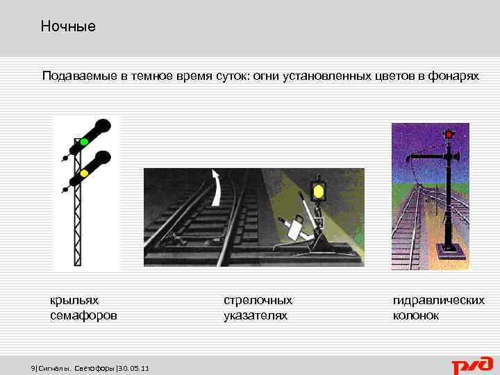 Сигналы подаваемые в светлое время суток. Семафор ПТЭ. Ночные сигналы подаются в темное время суток. Семафоры на ЖД значение. Ночные видимые сигналы на ЖД.