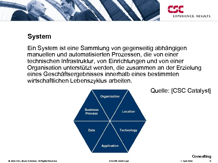 System Ein System ist eine Sammlung von gegenseitig abhängigen manuellen und automatisierten Prozessen, die