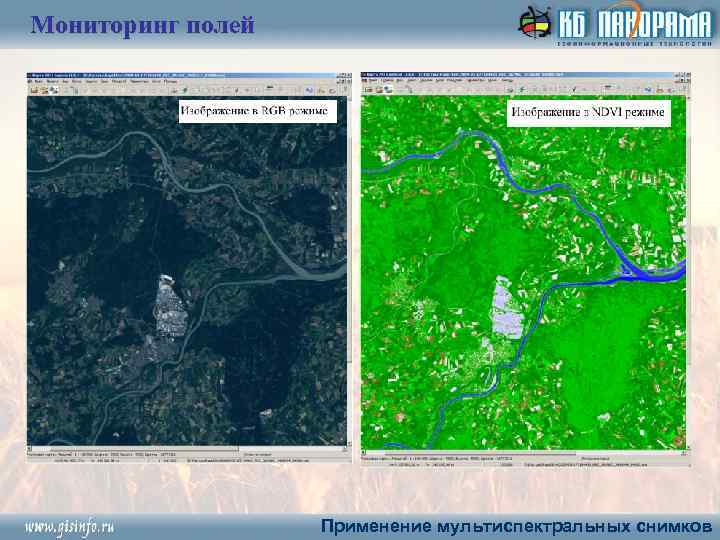 Мониторинг полей Применение мультиспектральных снимков 