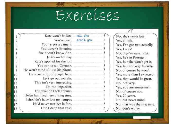 Exercises 