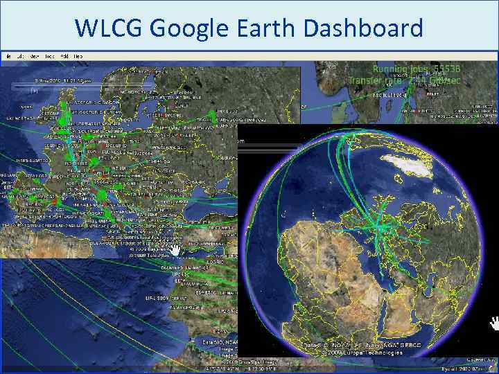WLCG Google Earth Dashboard 28/98 
