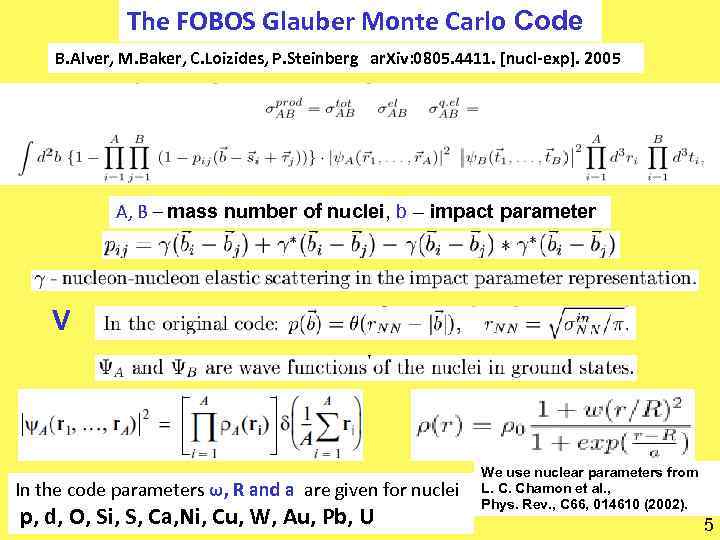 The FOBOS Glauber Monte Carlo Code B. Alver, M. Baker, C. Loizides, P. Steinberg