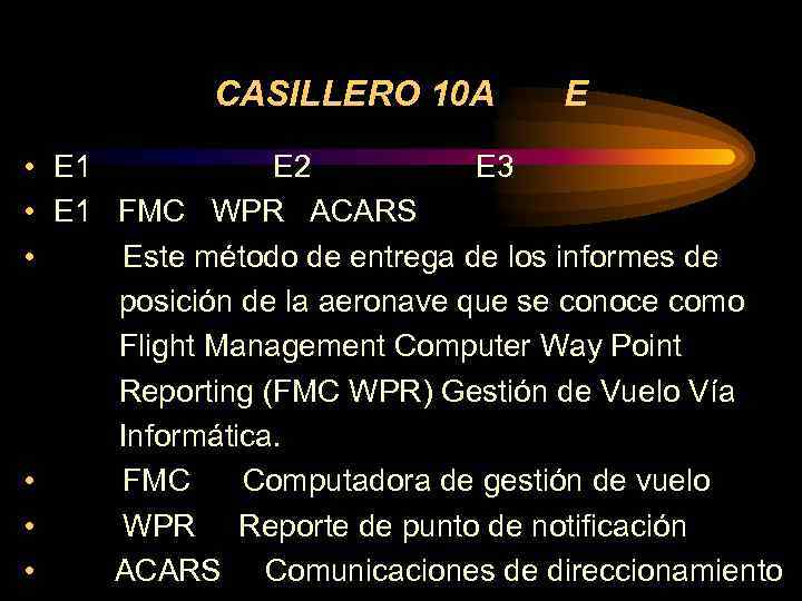 CASILLERO 10 A E • E 1 E 2 E 3 • E 1