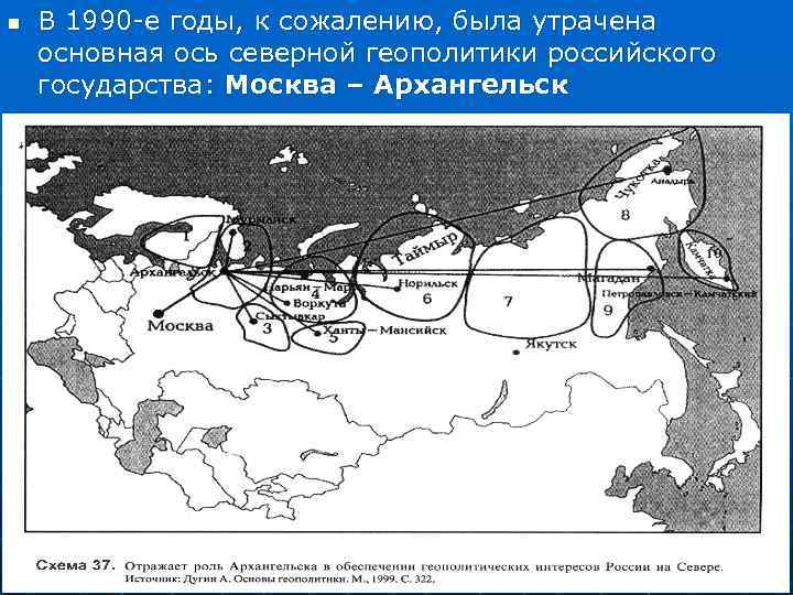 Перед вами схема важнейших геополитических интересов россии дайте объяснение этих процессов