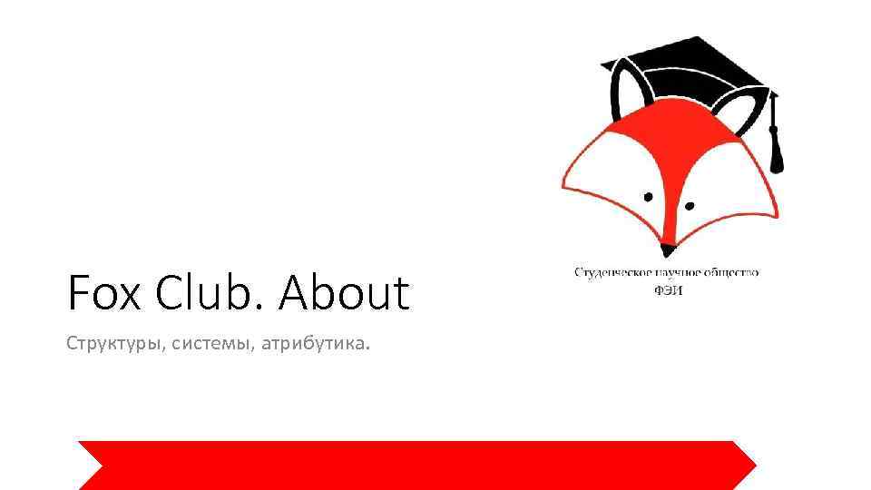 Fox Club. About Структуры, системы, атрибутика. 