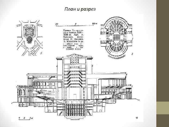 План и разрез 